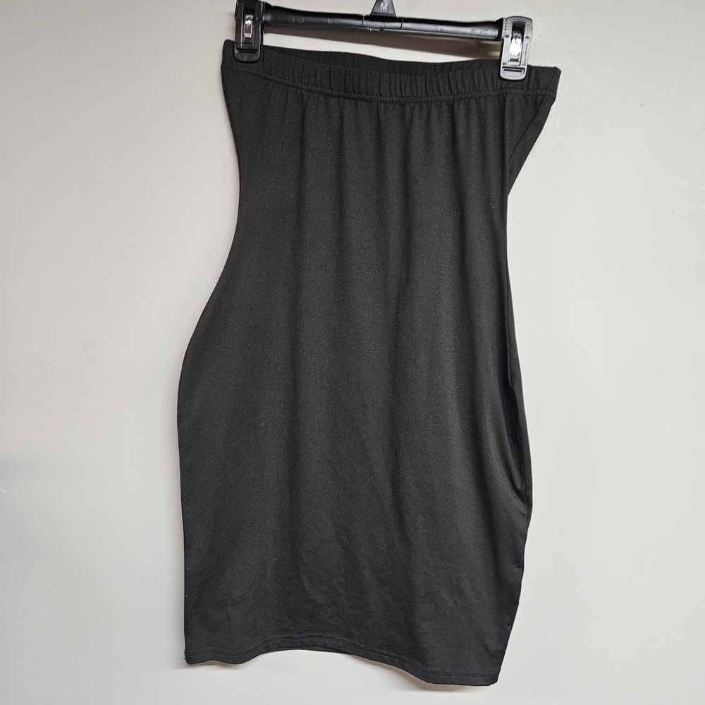 Black Strapless Mini Dress Women's Small